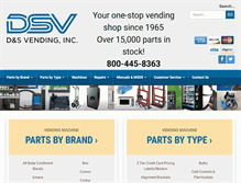 Tablet Screenshot of dsvendinginc.com